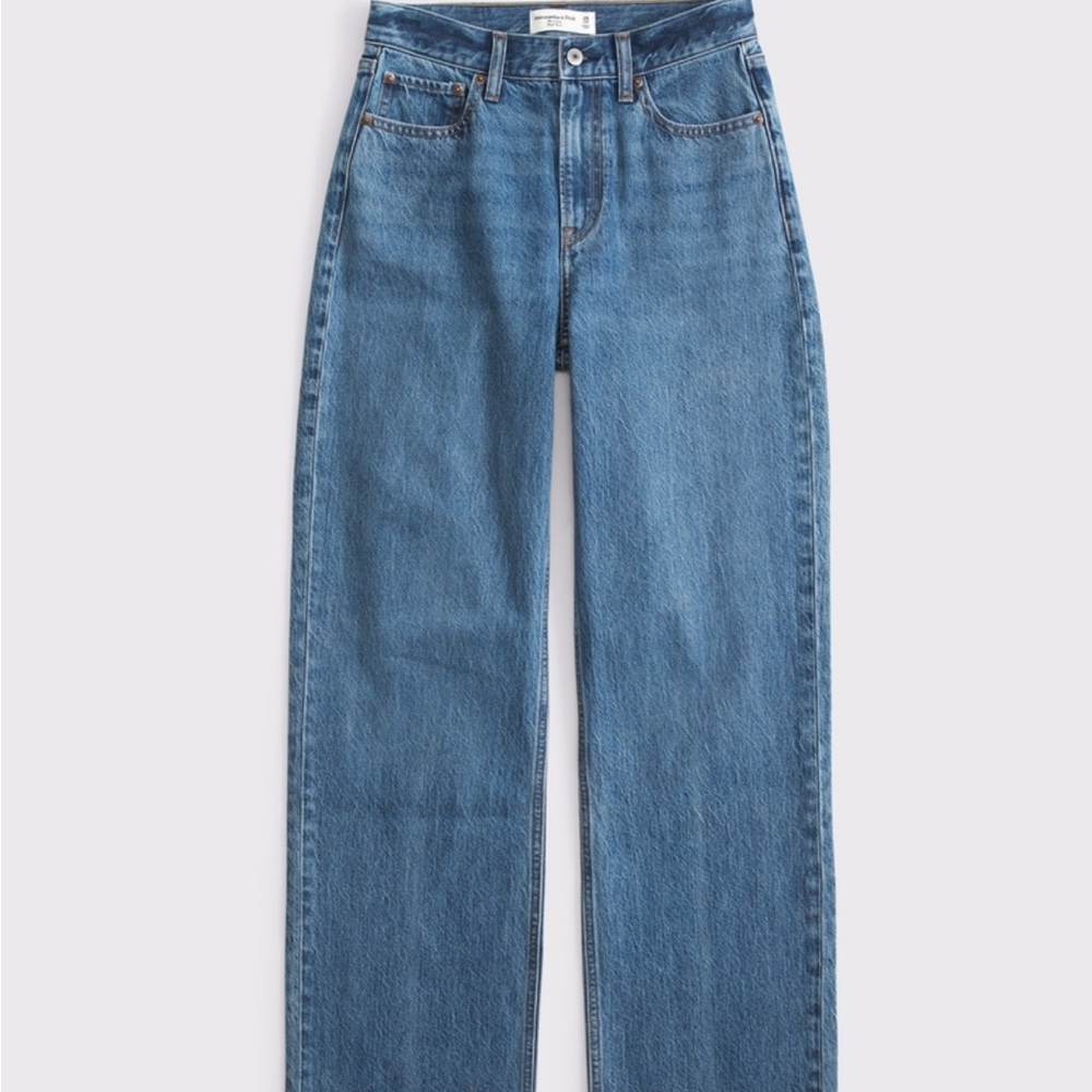 Abercrombie High Rise Loose Jean